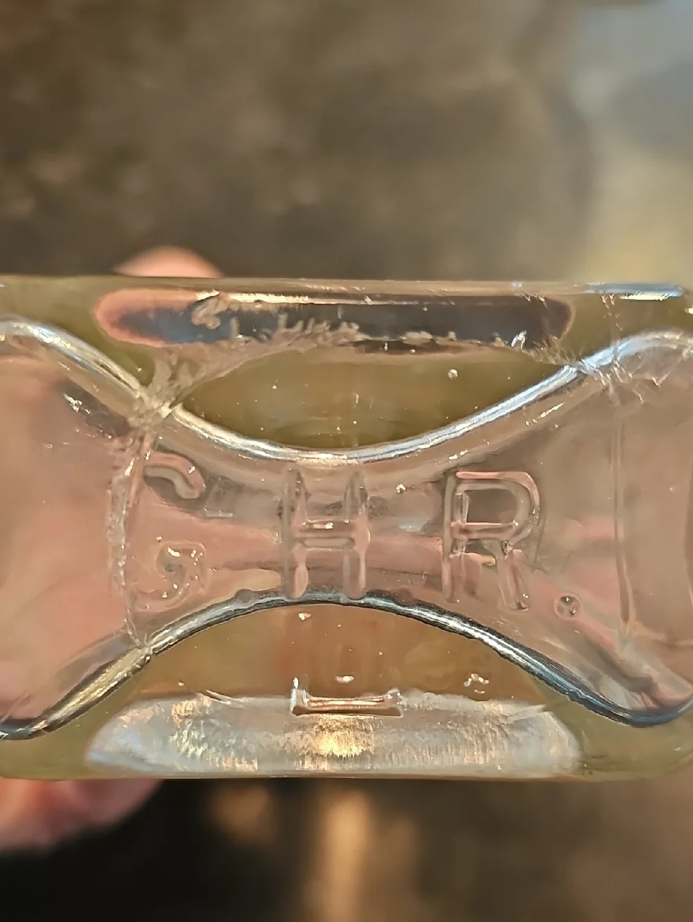 Antique 1920s-30s Porter's Pain King Clear Glass Bottle